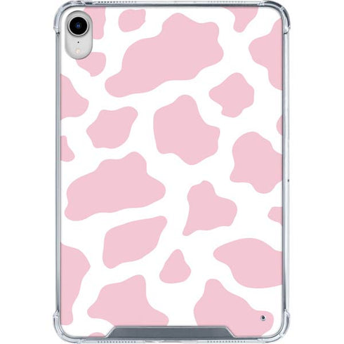 Pink Cow Print iPad 11th Gen (2025) Clear Case