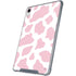 Pink Cow Print iPad 11th Gen (2025) Clear Case