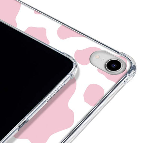 Pink Cow Print iPad 11th Gen (2025) Clear Case