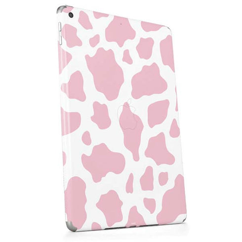 Pink Cow Print Apple iPad Skin