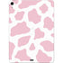 Pink Cow Print Apple iPad Air Skin