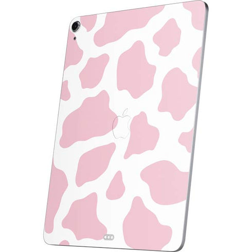 Pink Cow Print Apple iPad Air Skin