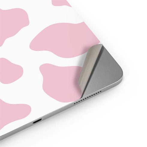 Pink Cow Print Apple iPad Air Skin
