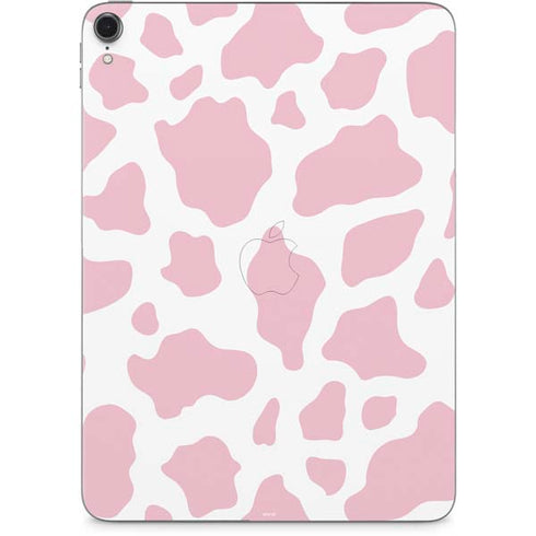 Pink Cow Print Apple iPad Pro Skin