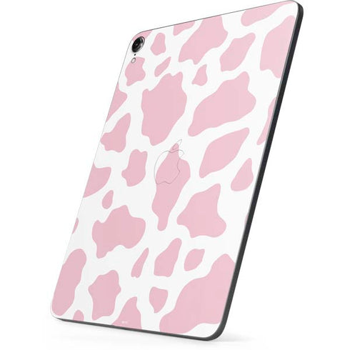 Pink Cow Print Apple iPad Pro Skin