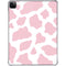 Pink Cow Print iPad Pro 11in (2024) Clear Case