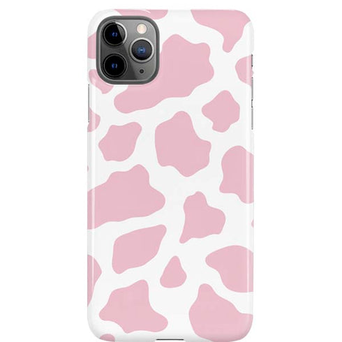 Pink Cow Print iPhone Cases