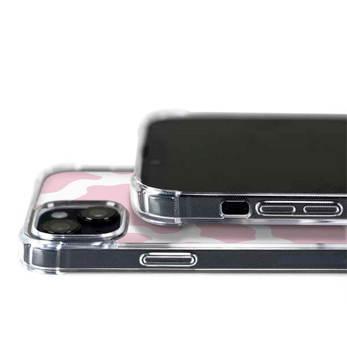 Pink Cow Print iPhone 14 MagSafe Case