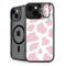 Pink Cow Print iPhone 14 Plus Kickstand Case
