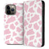 Pink Cow Print iPhone Cases