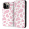 Pink Cow Print iPhone 15 Pro Max Folio Case