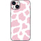 Pink Cow Print iPhone 15 Skin