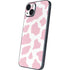 Pink Cow Print iPhone 15 Skin
