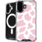 Pink Cow Print iPhone 16 MagSafe Case