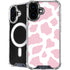 Pink Cow Print iPhone 16 MagSafe Case