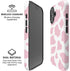 Pink Cow Print iPhone 16 Magsafe Impact Case