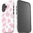 Pink Cow Print iPhone 16 Plus Impact Case