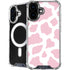 Pink Cow Print iPhone 16 Plus MagSafe Case