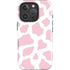 Pink Cow Print iPhone 16 Pro Max Impact Case