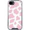 Pink Cow Print iPhone 16e Clear Case