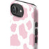 Pink Cow Print iPhone 16e Impact Case