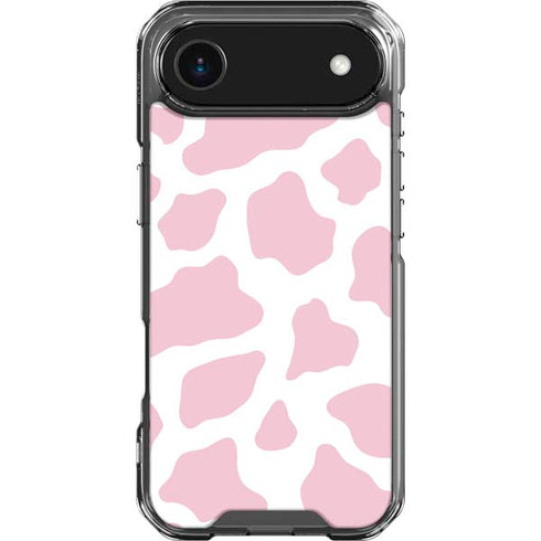 Pink Cow Print iPhone 17 Air Clear Case