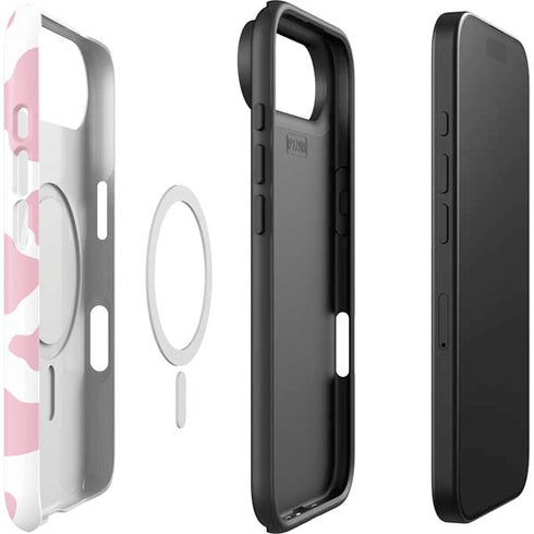 Pink Cow Print iPhone 17 Air Magsafe Impact Case