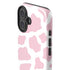 Pink Cow Print iPhone 17 Impact Case