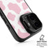 Pink Cow Print iPhone 17 Kickstand Case