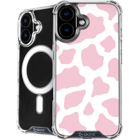 Pink Cow Print iPhone 17 MagSafe Case