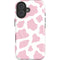 Pink Cow Print iPhone 17 Magsafe Impact Case