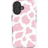 Pink Cow Print iPhone 17 Magsafe Impact Case