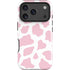 Pink Cow Print iPhone 17 Pro Impact Case