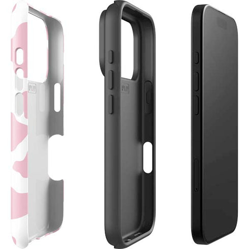 Pink Cow Print iPhone 17 Pro Impact Case