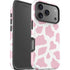 Pink Cow Print iPhone 17 Pro Impact Case
