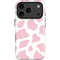 Pink Cow Print iPhone 17 Pro Magsafe Impact Case