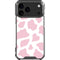 Pink Cow Print iPhone 17 Pro Max Clear Case