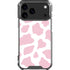 Pink Cow Print iPhone 17 Pro Max Clear Case