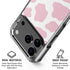 Pink Cow Print iPhone 17 Pro Max Clear Case