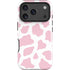 Pink Cow Print iPhone 17 Pro Max Impact Case