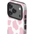 Pink Cow Print iPhone 17 Pro Max Impact Case