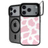 Pink Cow Print iPhone 17 Pro Max Kickstand Case