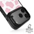 Pink Cow Print iPhone 17 Pro Max Kickstand Case