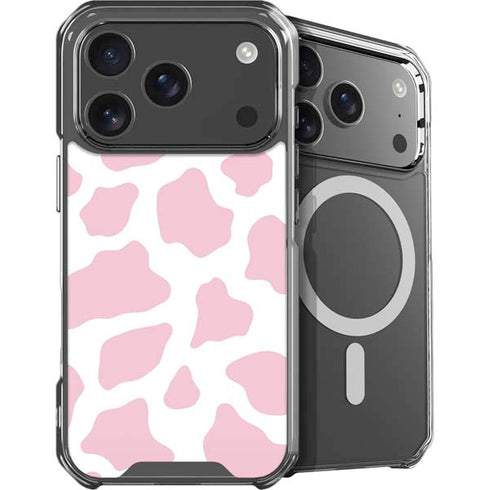 Pink Cow Print iPhone 17 Pro Max MagSafe Case