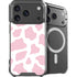 Pink Cow Print iPhone 17 Pro Max MagSafe Case