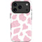 Pink Cow Print iPhone 17 Pro Max Magsafe Impact Case