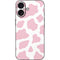 Pink Cow Print iPhone 17 Skin