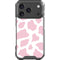 Pink Cow Print iPhone 18 Pro Clear Case