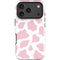 Pink Cow Print iPhone 18 Pro Impact Case
