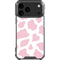 Pink Cow Print iPhone 18 Pro Max Clear Case